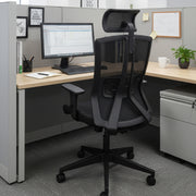 Aura Black Ergonomic Chair