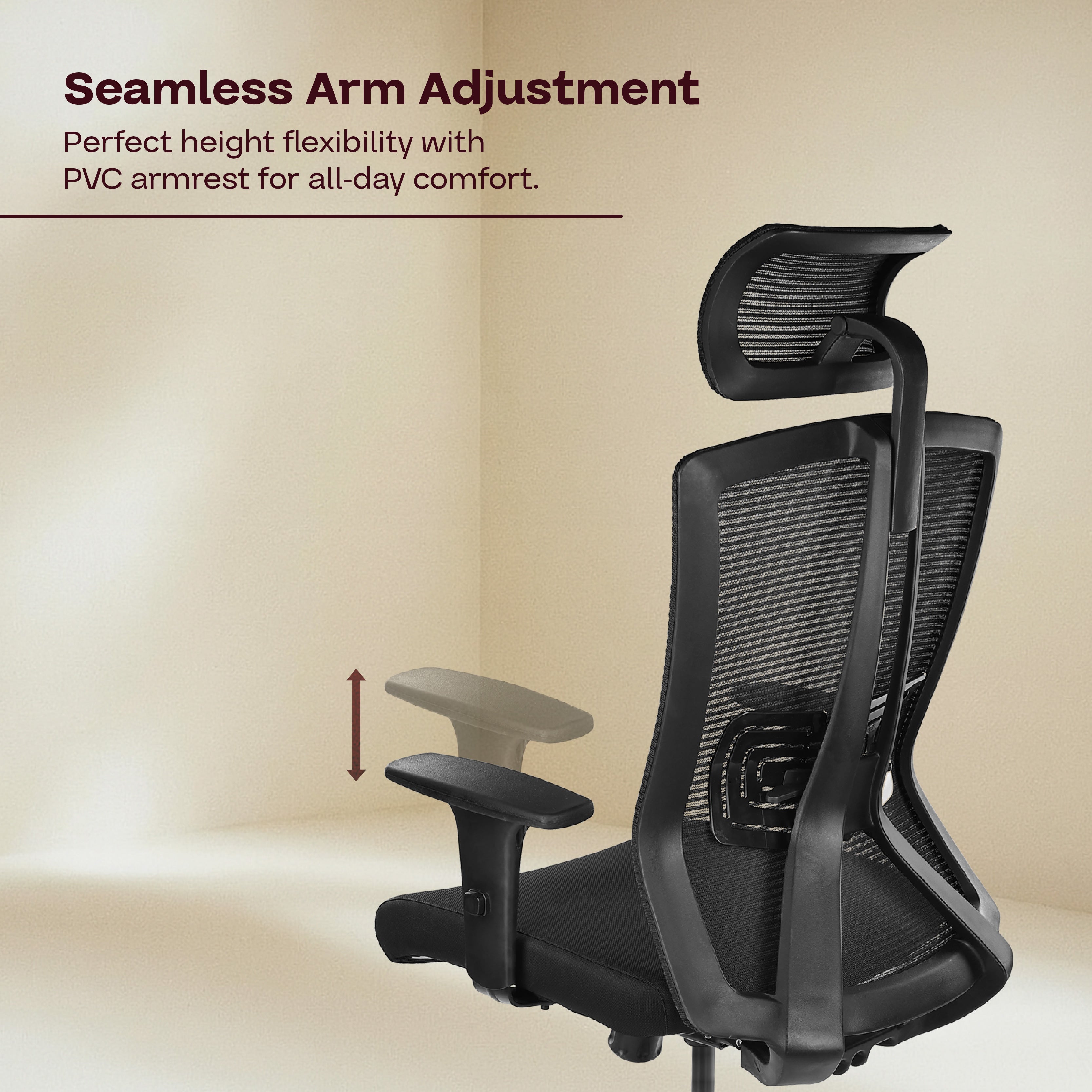 Aura – Designed for Ease | Premium Ergonomic Chair