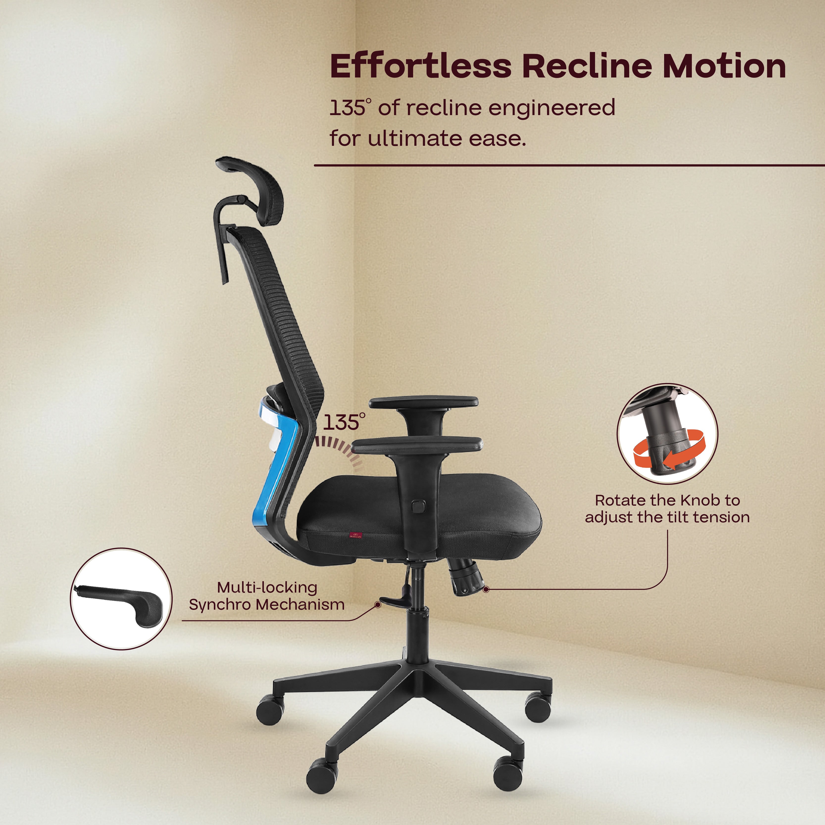 Oasis – Power in Every Curve | Premium High-Back Ergonomic Chair