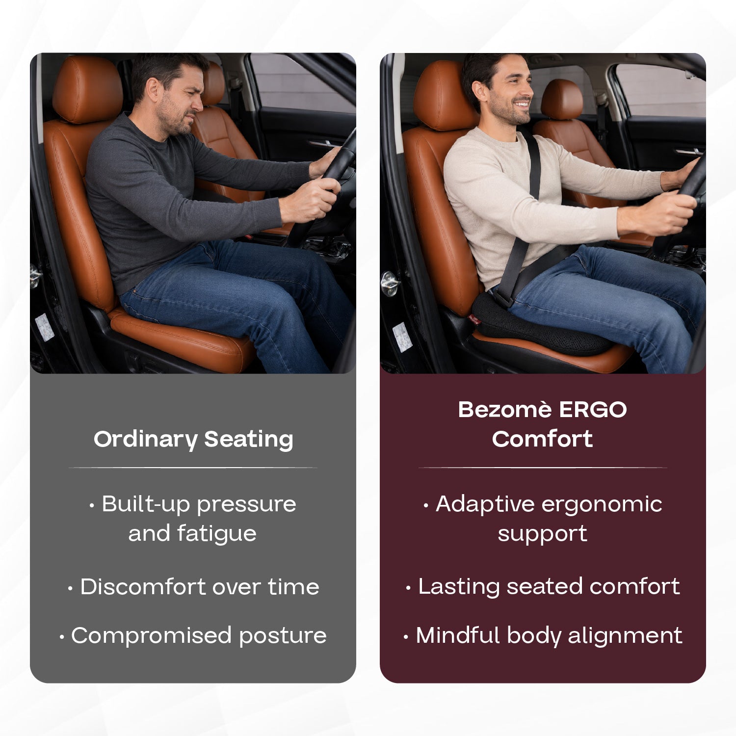 Bezomè ERGO Car Seat Cushion
