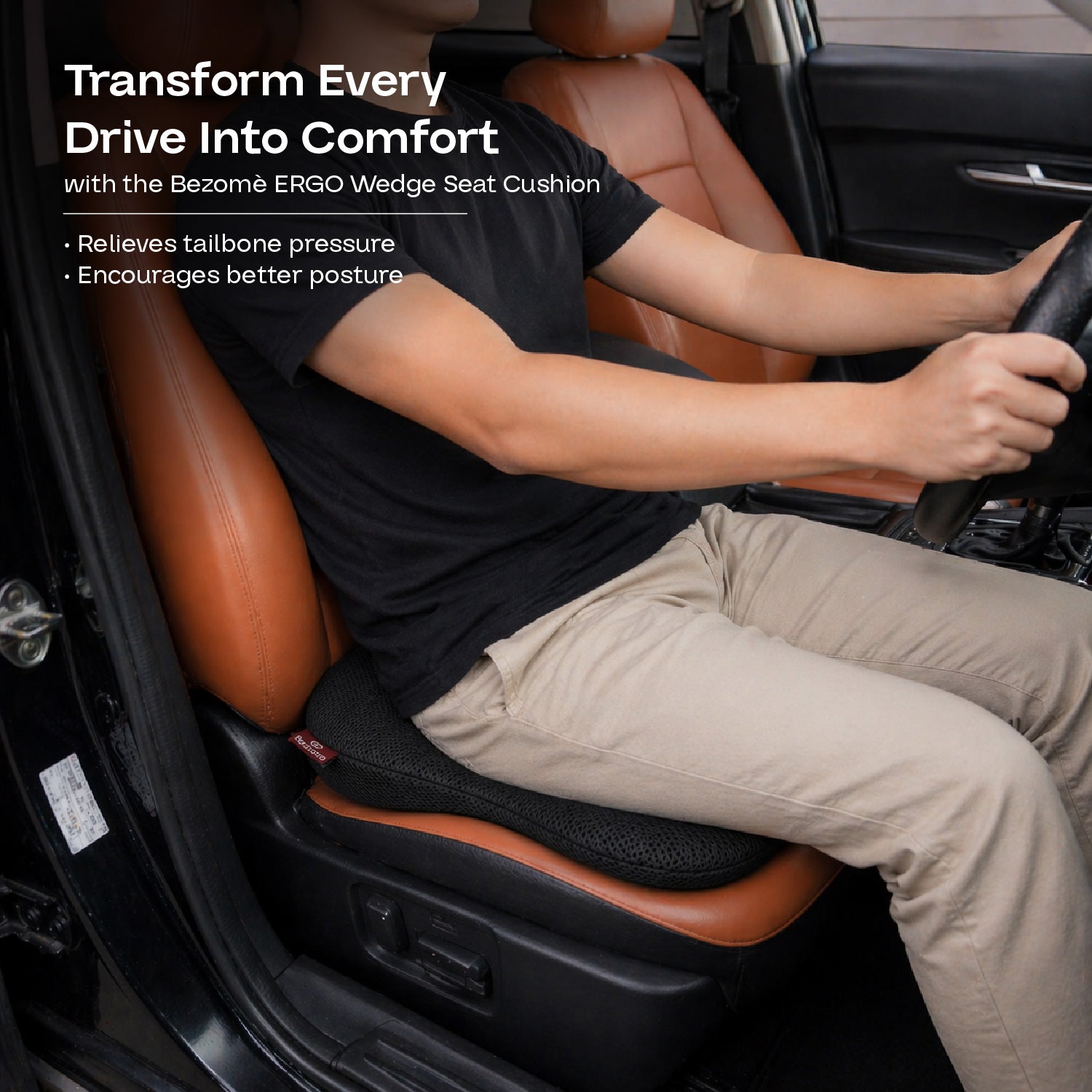 Bezomè ERGO Car Seat Cushion