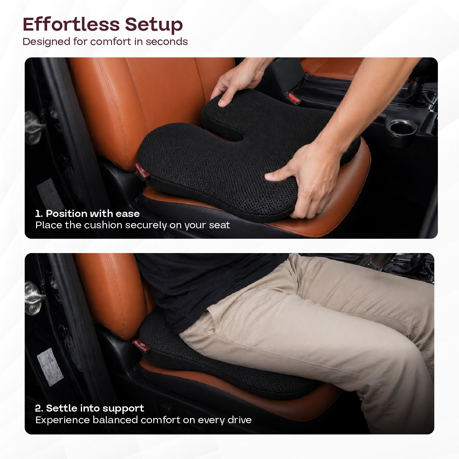 Bezomè ERGO Car Seat Cushion
