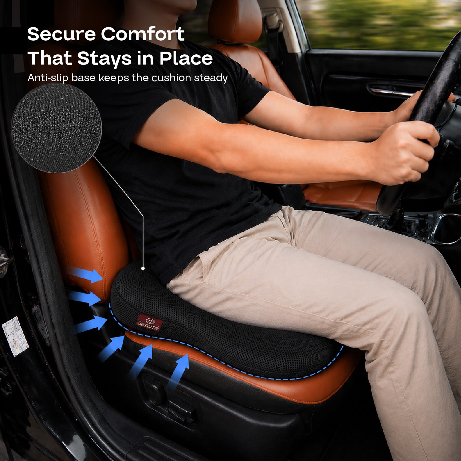Bezomè ERGO Car Seat Cushion