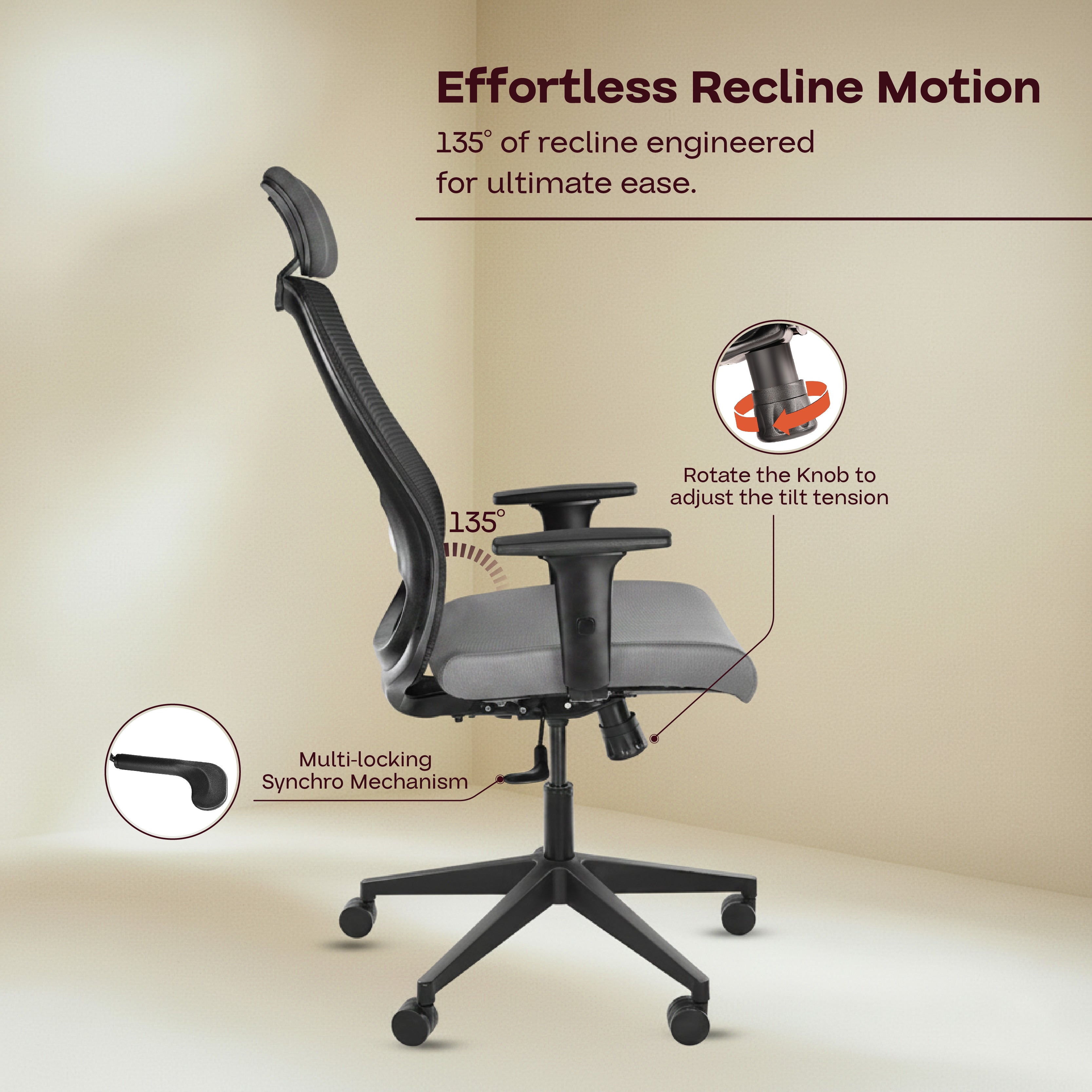 Windsor Black Executive Chair
