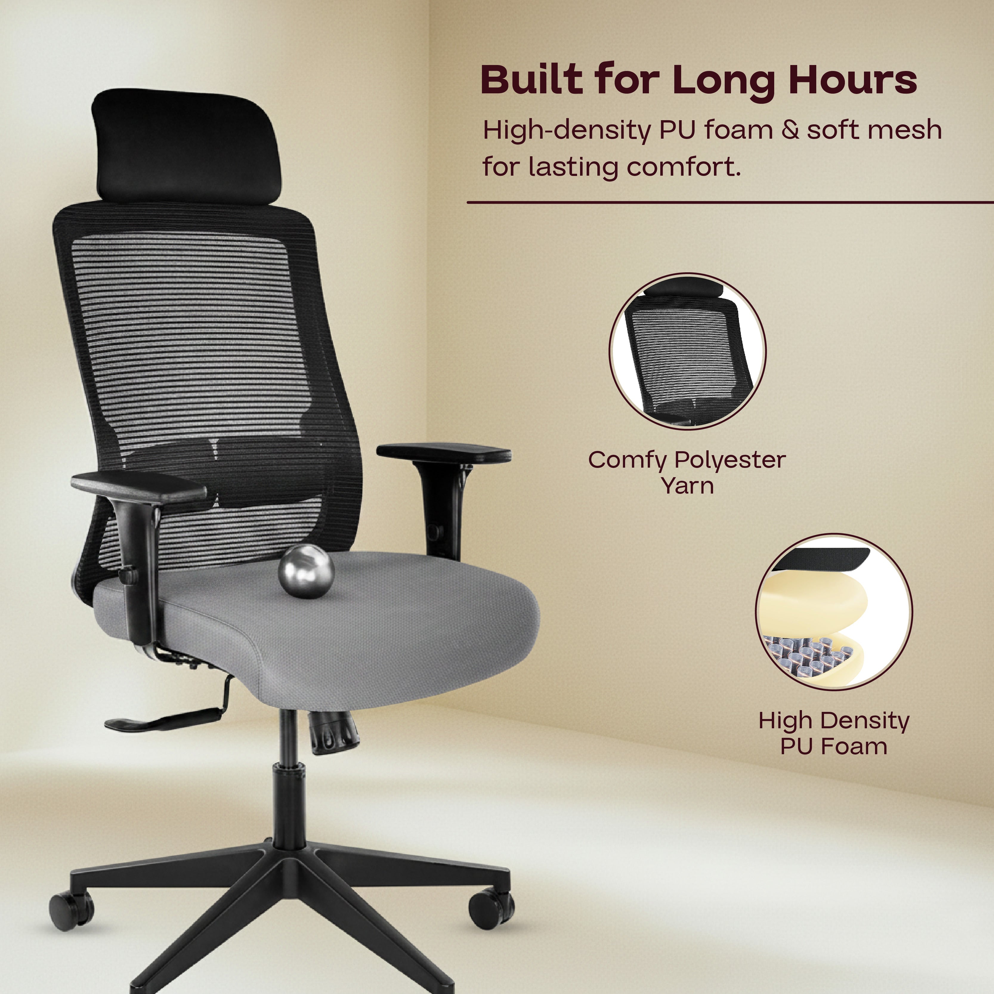 Windsor Black Executive Chair