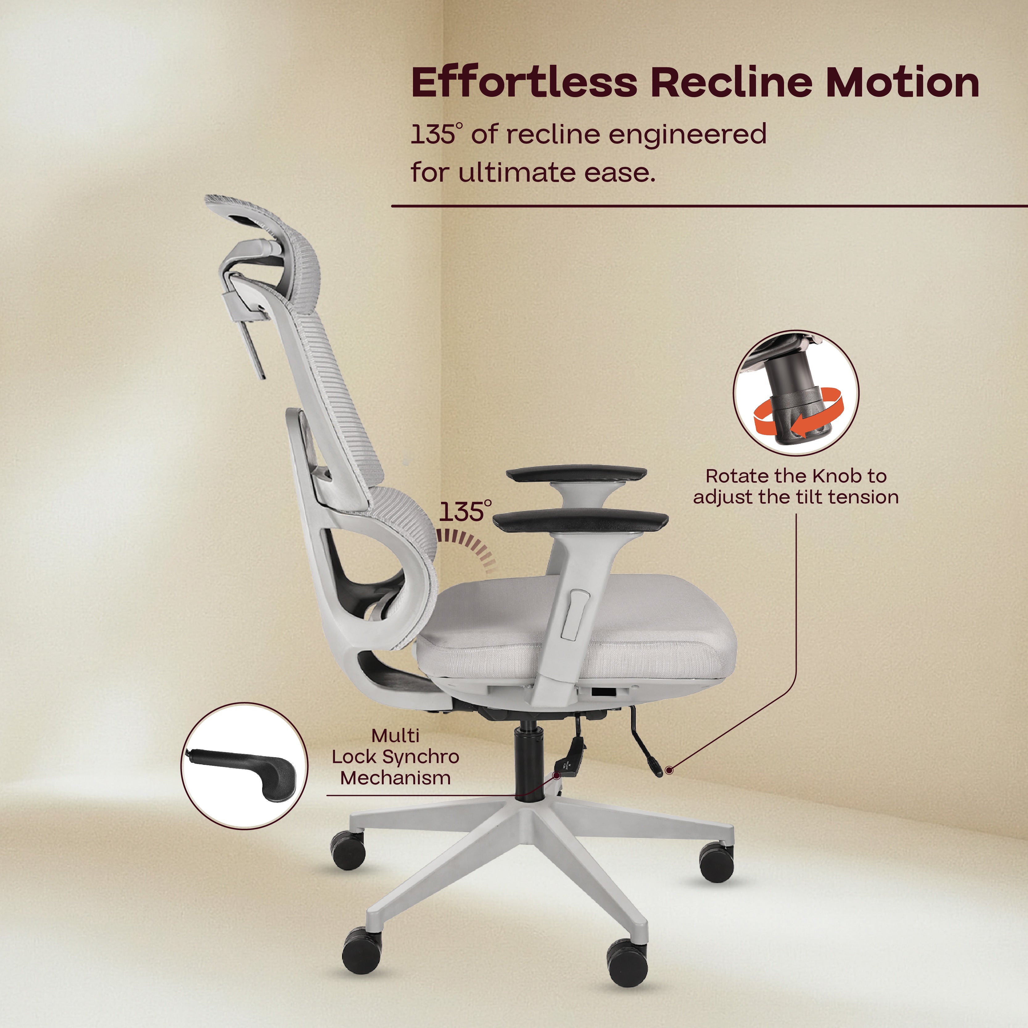 Maestro – Effortless Sophistication | Premium Ergonomic Chair