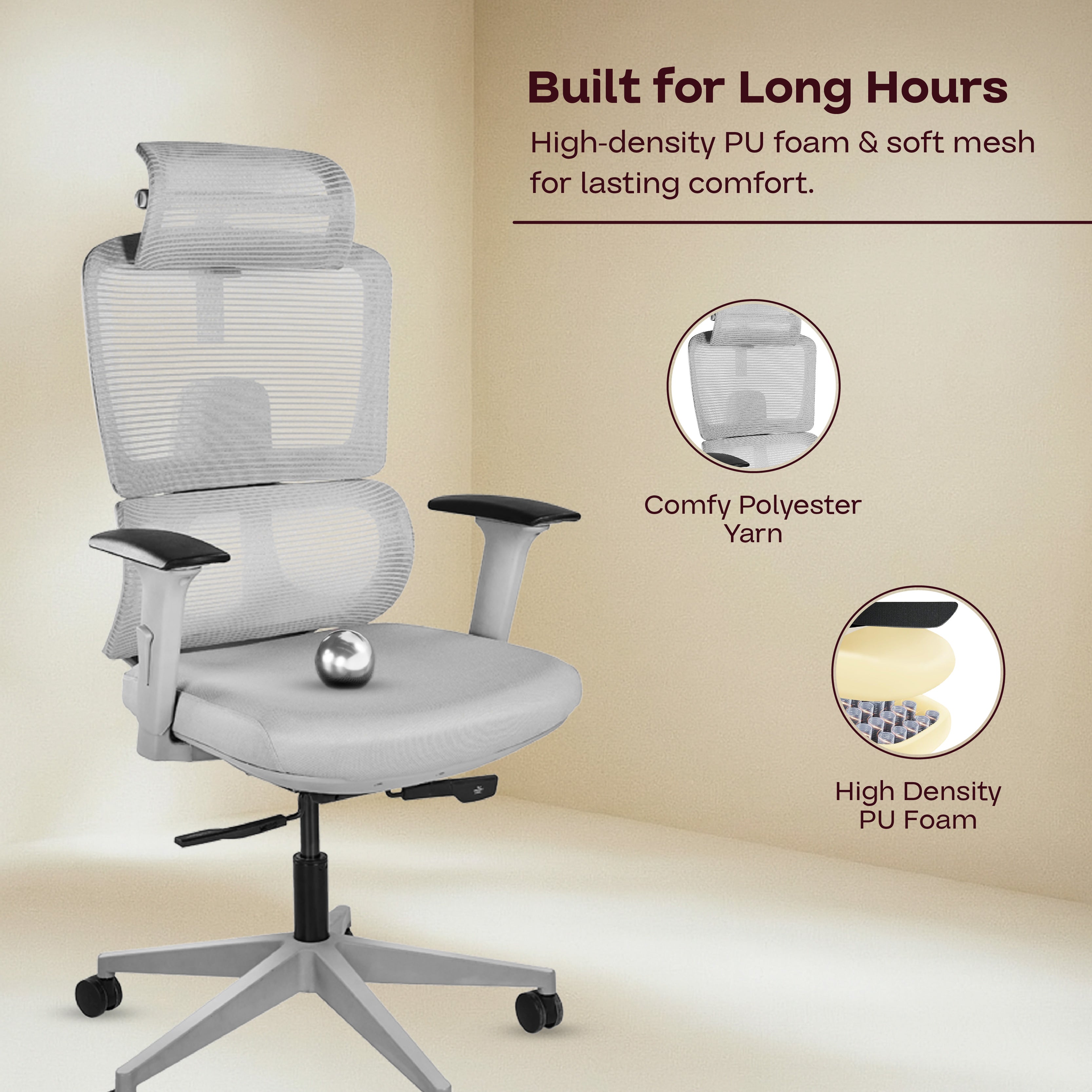 Maestro – Effortless Sophistication | Premium Ergonomic Chair