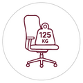 Supports up to 125 KG