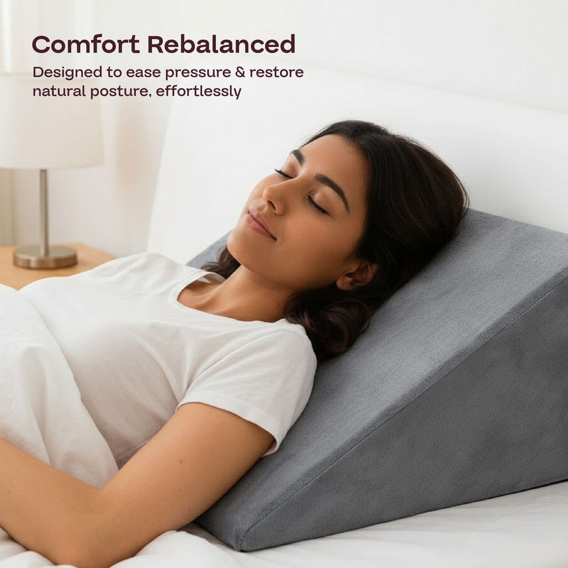 Bezomè Ergo Wedge Cushion - Grey