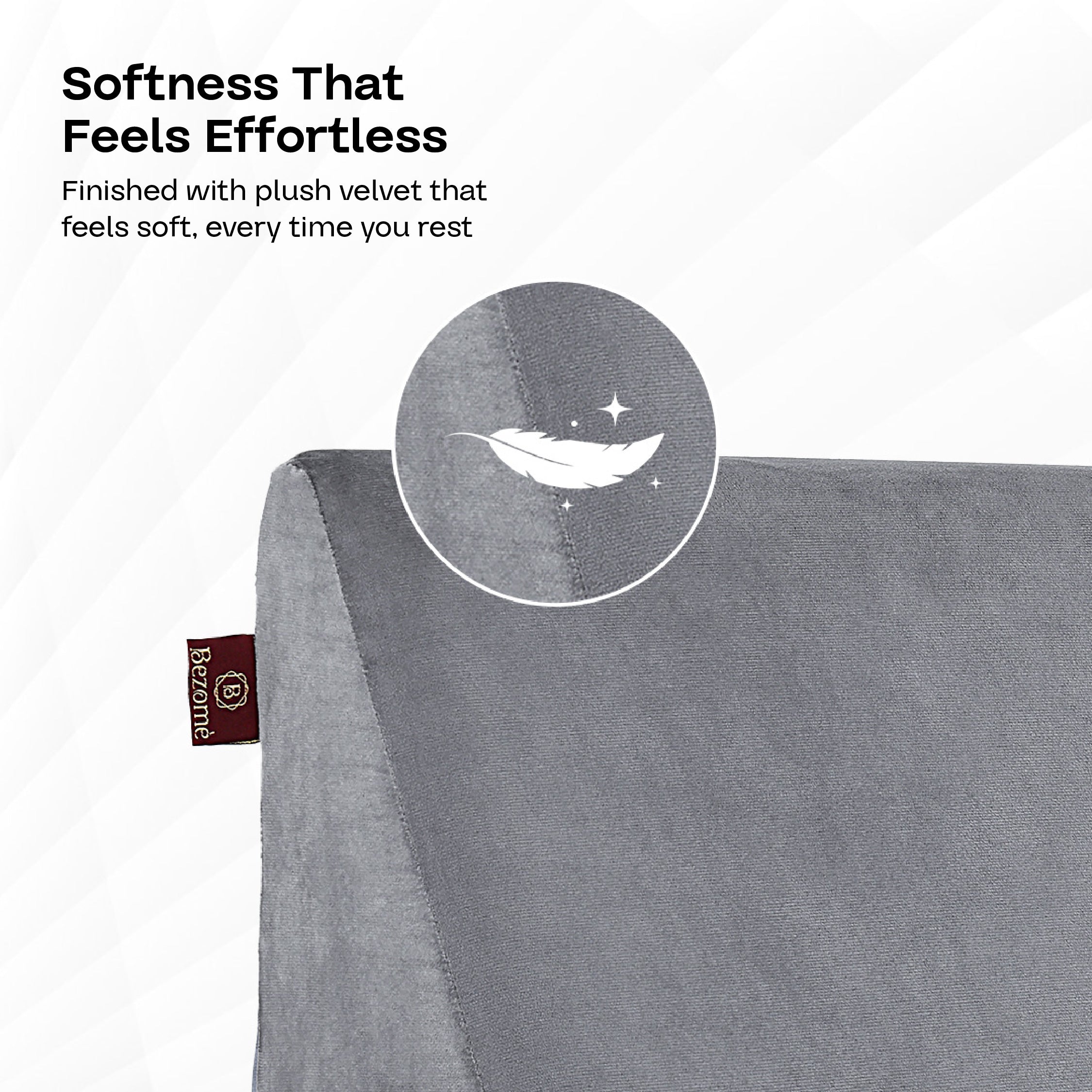 Bezomè Ergo Wedge Cushion - Grey
