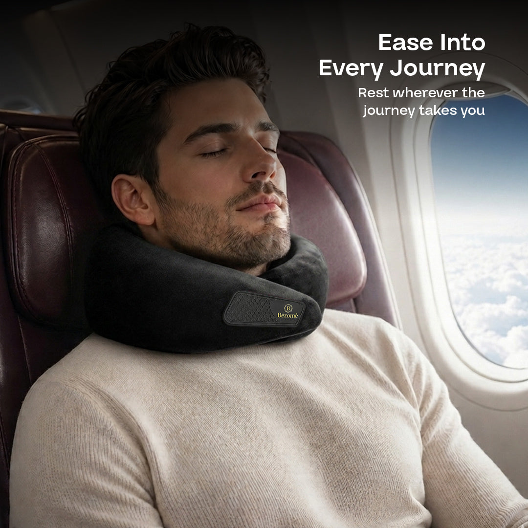 Bezomè Glide Travel Neck Support - Black