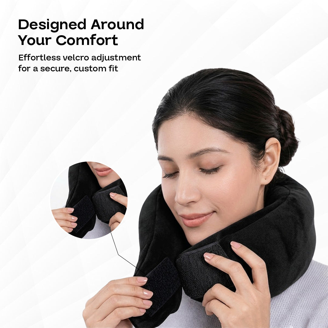 Bezomè Glide Travel Neck Support - Black