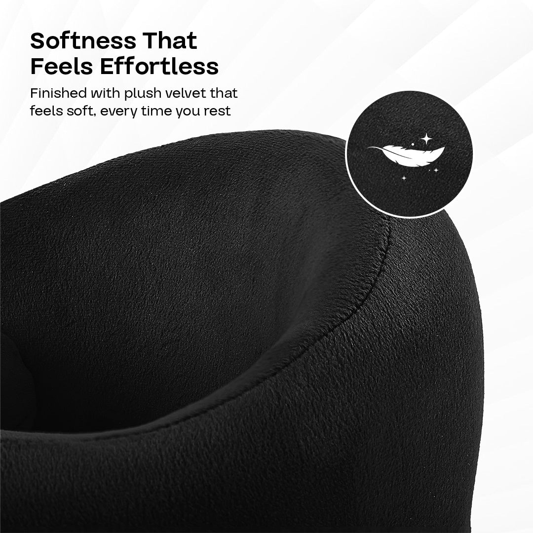Bezomè Glide Travel Neck Support - Black