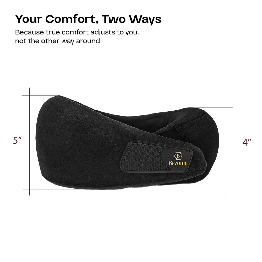 Bezomè Glide Travel Neck Support - Black