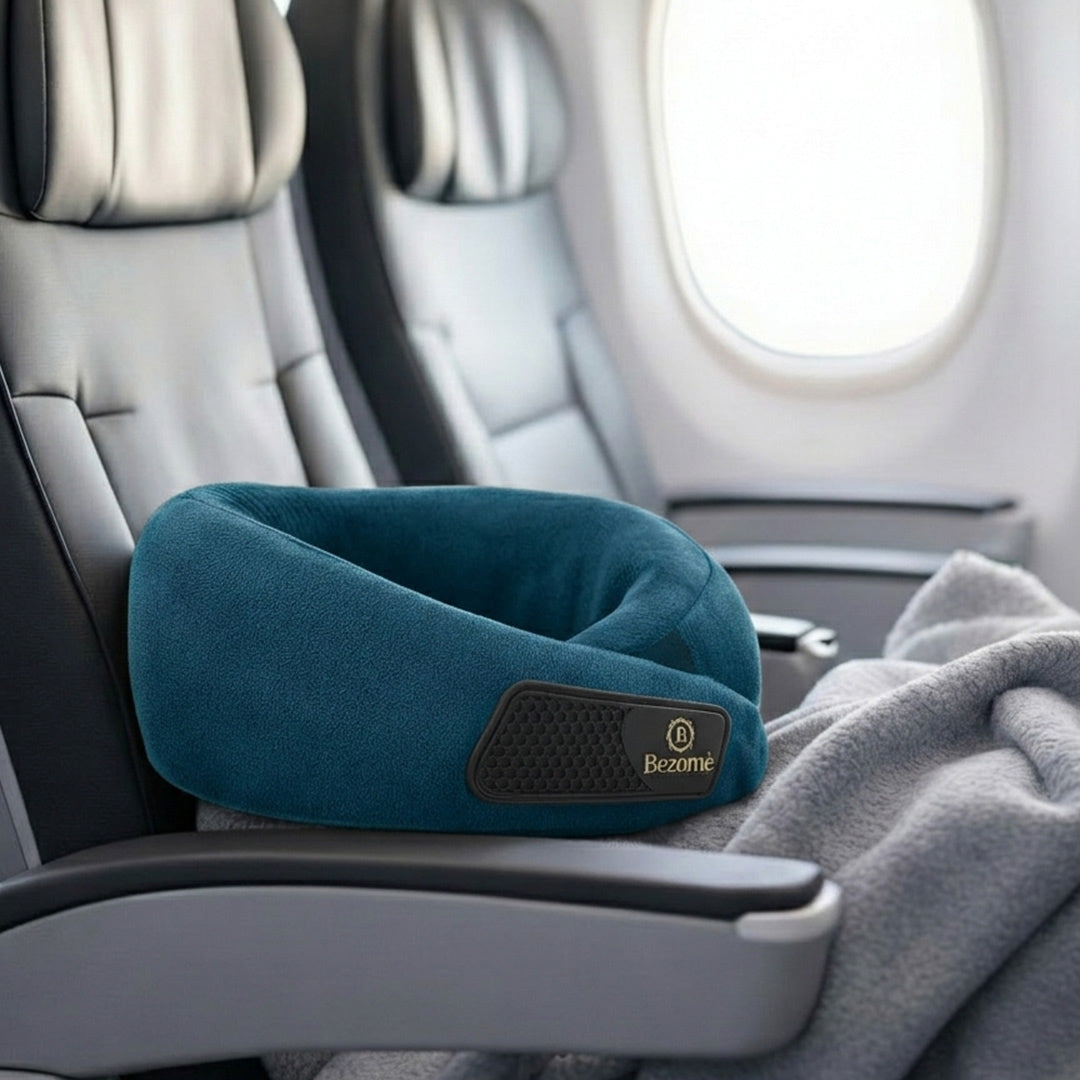 Bezomè Glide Travel Neck Support - Cool Blue